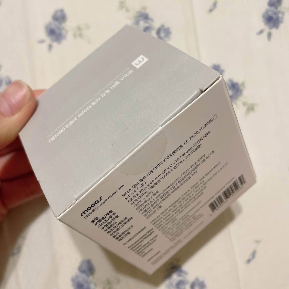 由 purple1012 (刊登 ID 1383220336，圖片 2) 提交，位於 宜蘭縣 (Yilan) 的 韓國mooas 計時器/韓國六角轉轉專注學習定時器(番茄鐘、番茄工作法) (類別：其他電子周邊配件及產品)，說明：多買一個，全新未拆 。