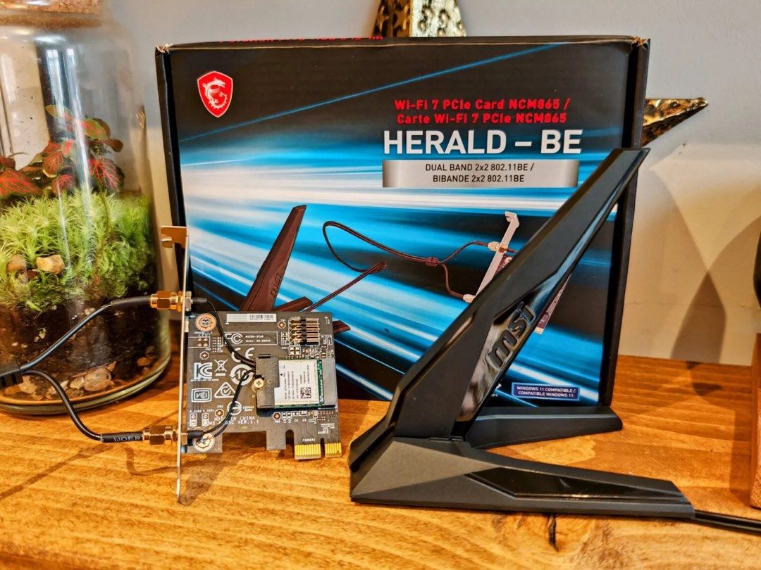 MSI Herald-BE NCM865 Wi-Fi 7, Bluetooth 5.4, PCIe adapter63205799423874111