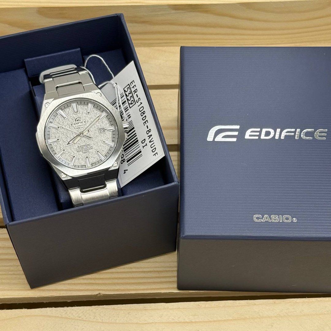 NEW RELEASE CASIO EDIFICE EFRS108DE SERIES (Category: Men's Watches) located in Quezon City. Submitted by micoyski (Listing ID 1383195085, Image 2). Description: AVAILABLE ONHAND BRANDNEW EFRS108DE SERIES ₱6,500 EACH WE SHIP NATIONWIDE WE HAVE STORE PICK UP.