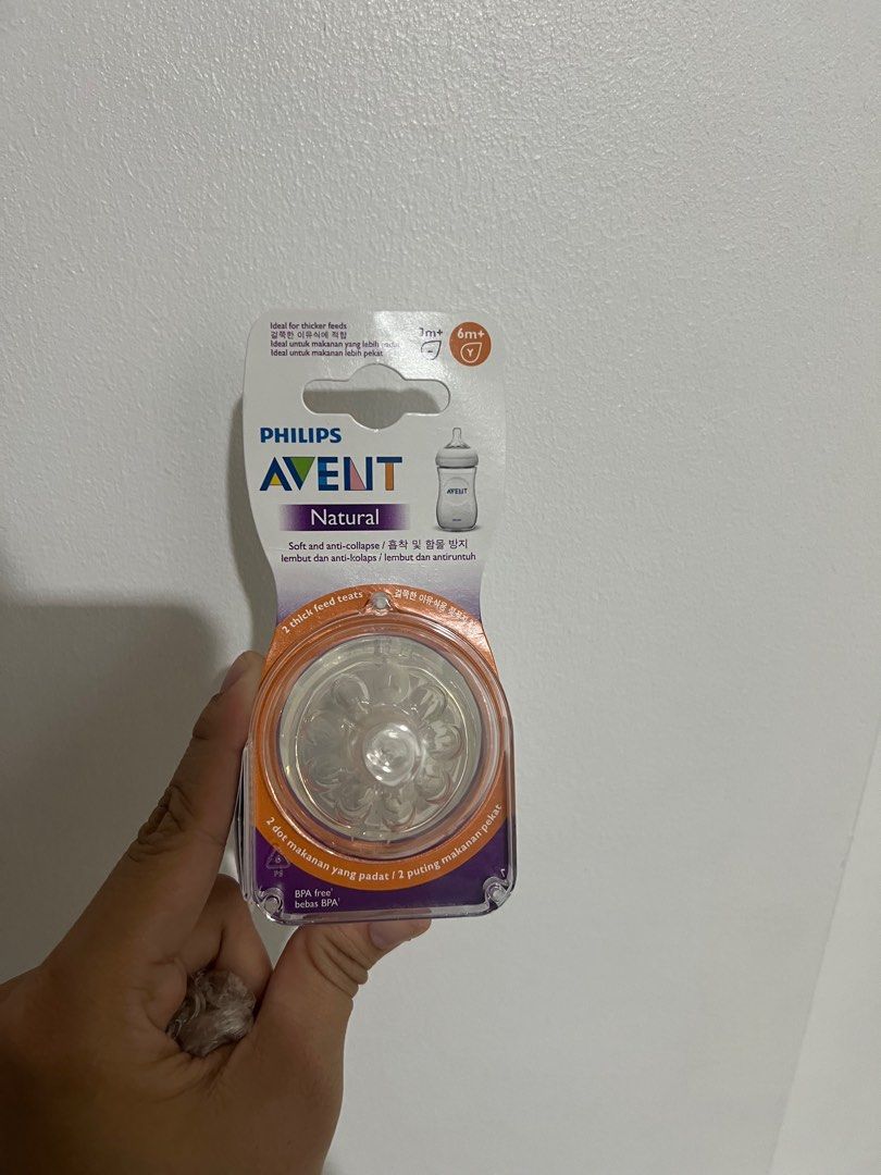 Philips avent nipple (Category: Breastfeeding & Bottle Feeding) located in Manila. Submitted by darnaaaaaa (Listing ID 1383231441, Image 2). Description: 1000 for two packs 6M +.
