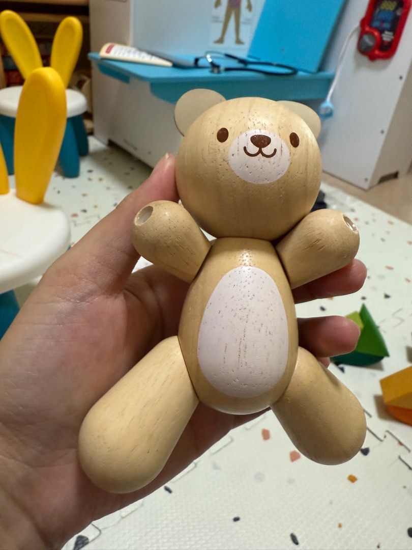 Plan Toys Wooden Bear (Category: Infant Playtime) located in Quezon City. Submitted by actank (Listing ID 1383146654, Image 1). Description: So cute and high quality Outgrown by my babies.