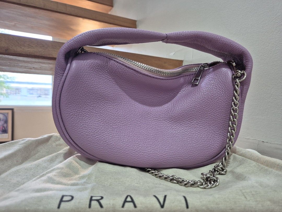 Pravi Stella Bag in Purple (Category: Luxury Bags & Wallets) located in Paranaque City. Submitted by tishper (Listing ID 1383096952, Image 1). Description: Brand New Pravi Stella bag Real leather Never worn just stored No flaws.