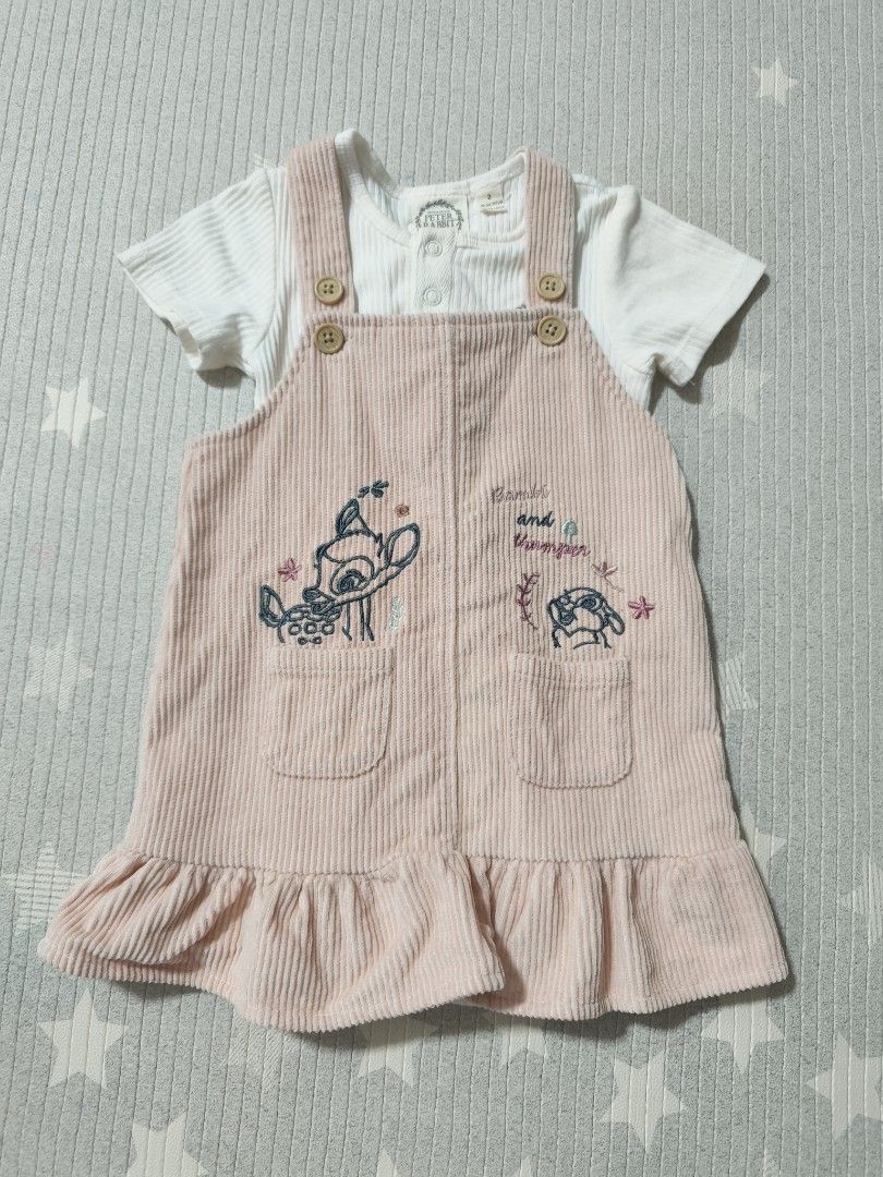 Primark Disney Bambi 9-12 (Category: Babies & Kids Fashion) located in Bayan Lepas. Submitted by dyelle (Listing ID 1383247496, Image 1). Description: I'll provide the romper together, bought new both, worn once match perfectly.