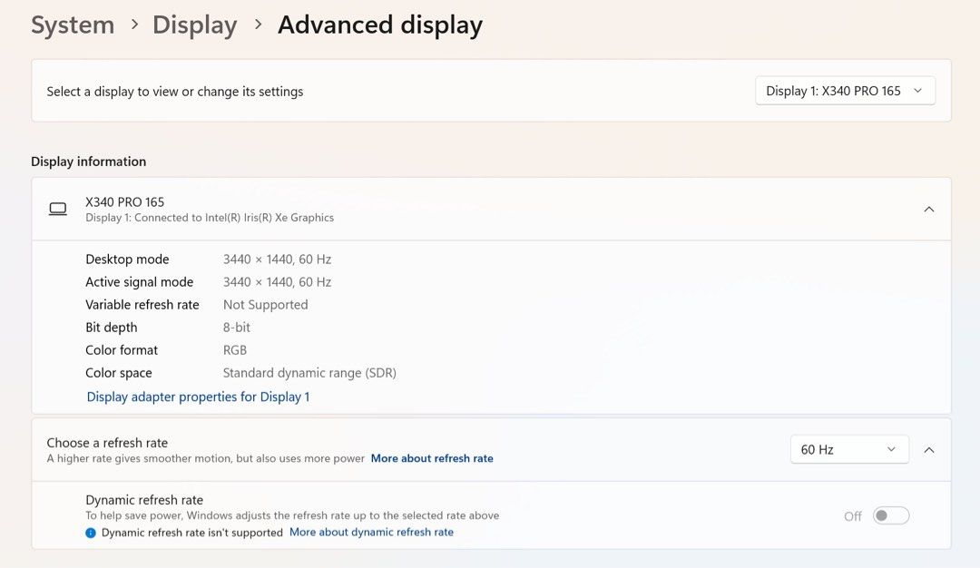 PRISM+ X340 PRO 165 34" Curved Monitor63211354180866111