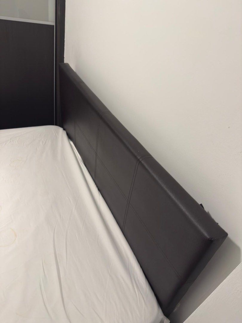 Queen Size Bed Frame with Headboard65075081703683112