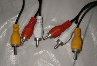 Cable RCA de tres colores