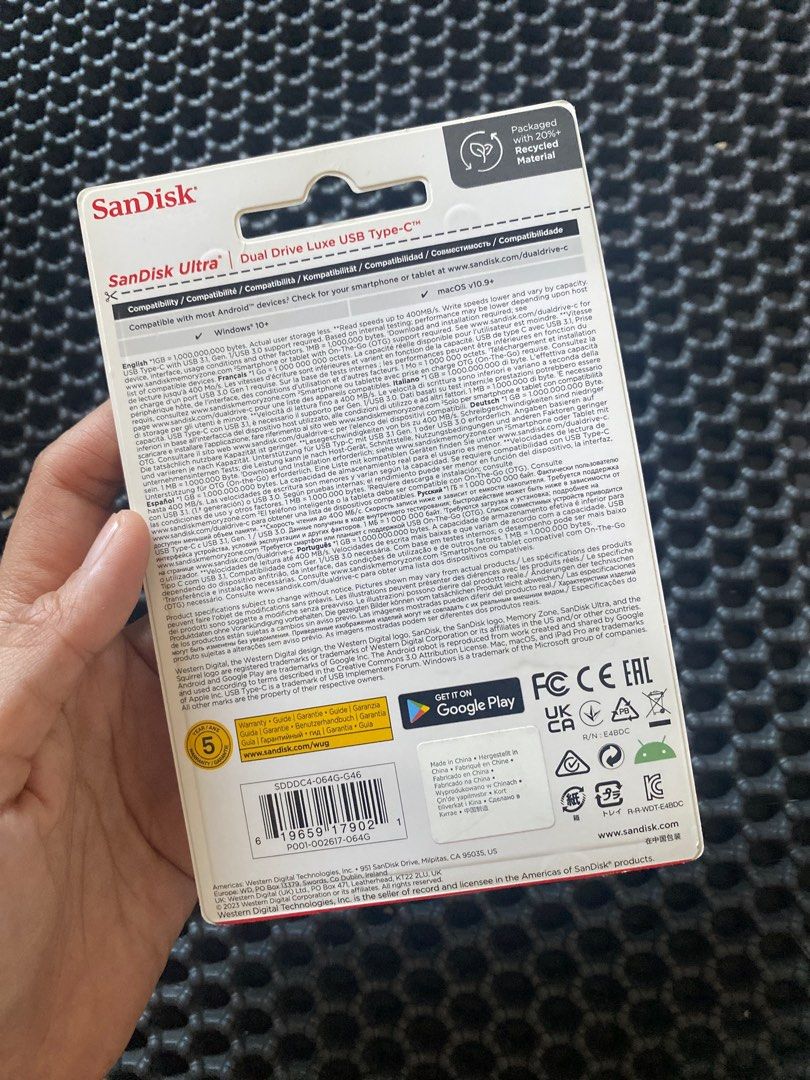 SanDisk Ultra Dual Drive Luxe USB Type-C 64GB63208334968195111