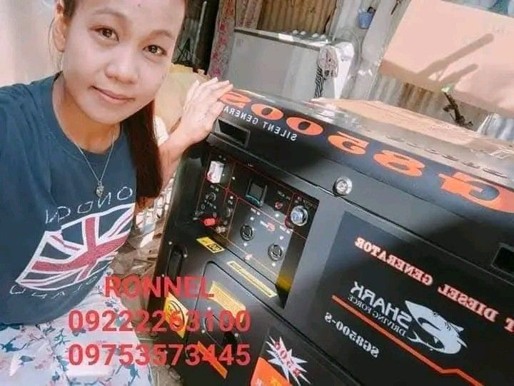 SHARK ITALY ATS - READY DIESEL SILENT TYPE GENERATOR (Category: Industrial Equipment) located in Valenzuela. Submitted by ronnelpowertools (Listing ID 1383172435, Image 2). Description: Price - 70k DR. SHARK ITALY ATS - READY DIESEL SILENT TYPE GENERATOR Model: SG-8500S 60Hz, 220V, single-phase, brush, self-excitation Max. Output: 8.5KVA Rated Output: 7.0KVA Power Factor: 1.0 Engine Model: 190FAE Engine Type: Forced air-cooled, 4-stroke, direct i