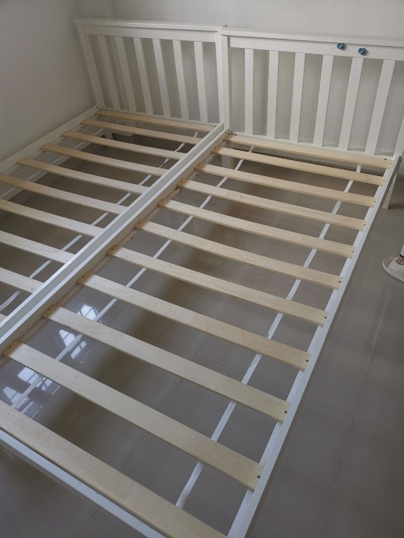 Single Solid wood bed frame x265075080492546113