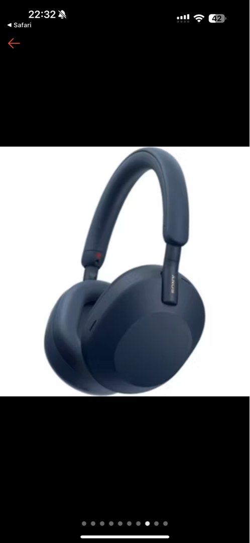 Sony WH-1000XM5 Midnight Blue Headphones63204761121411111