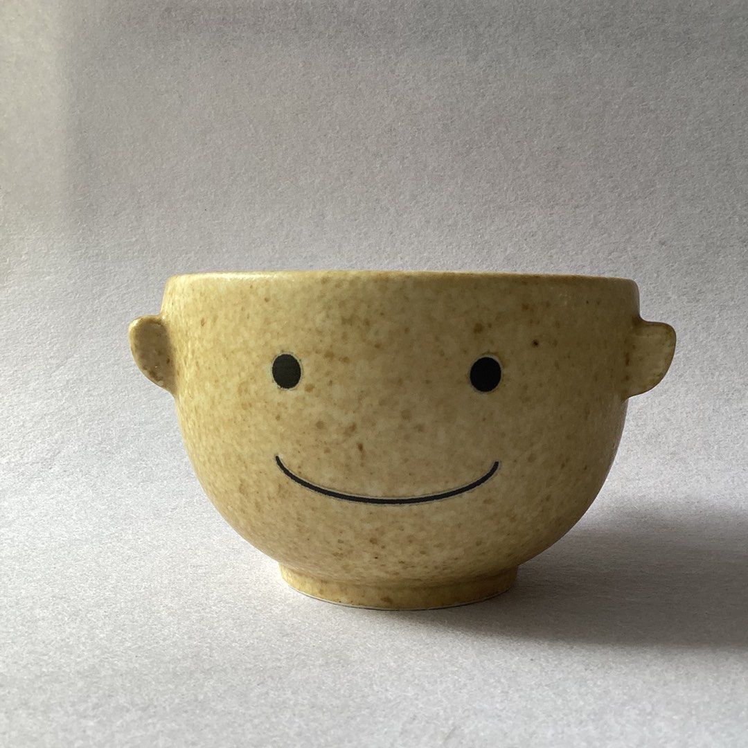 SunArt Smiley Face Bowl (Category: Coffee & Tea Tableware) located in Davao. Submitted by atbpshop192593 (Listing ID 1383241882, Image 1). Description: Php320 SunArt Smiley Face Bowl *stain on the side H: 2.9 inches L: 4.5 inches Please REVIEW PHOTOS First to pay.