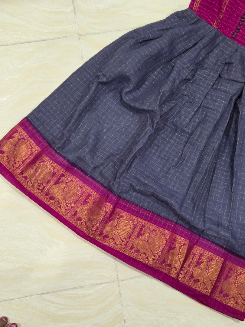 Sungudi Saree Gown (Category: Babies & Kids Fashion) located in Kuala Lumpur. Submitted by daksha2511 (Listing ID 1383094809, Image 3). Description: .