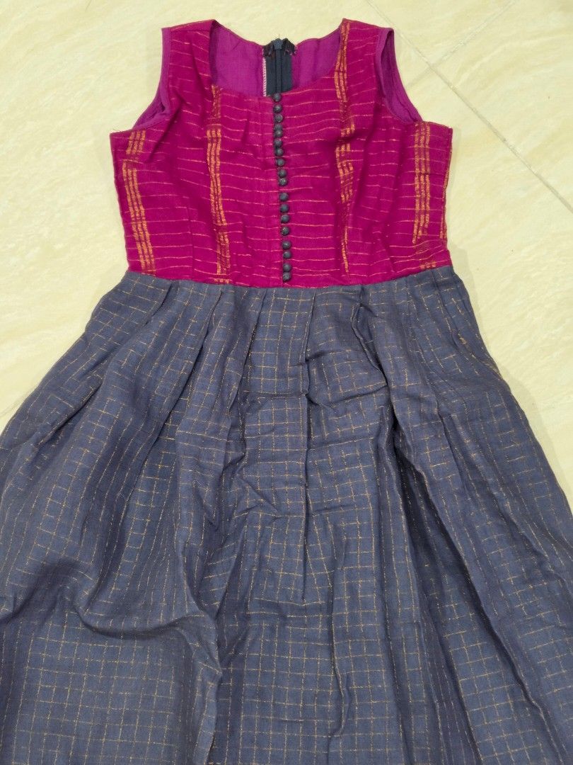 Sungudi Saree Gown (Category: Babies & Kids Fashion) located in Kuala Lumpur. Submitted by daksha2511 (Listing ID 1383094809, Image 2). Description: .