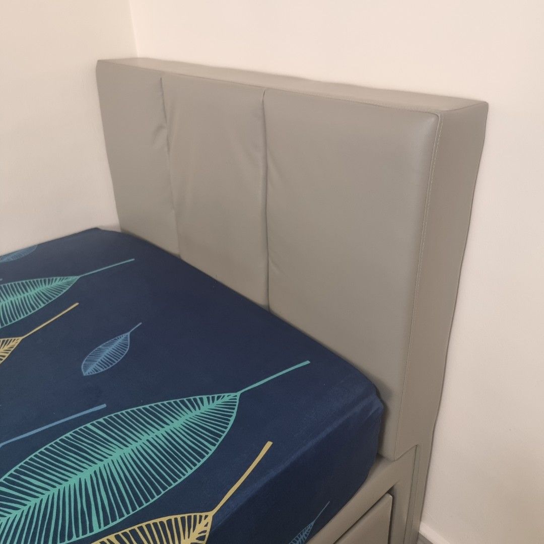 Super single bed frame with single pull out bed frame.65075080214913111
