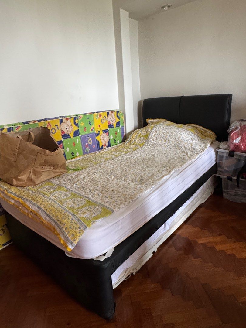 Super Single Bed with Pull Out Bed - Great Condition