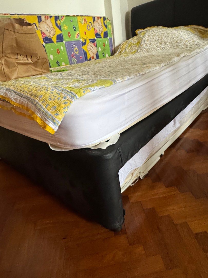Super Single Bed with Pull Out Bed - Great Condition65074647752834112