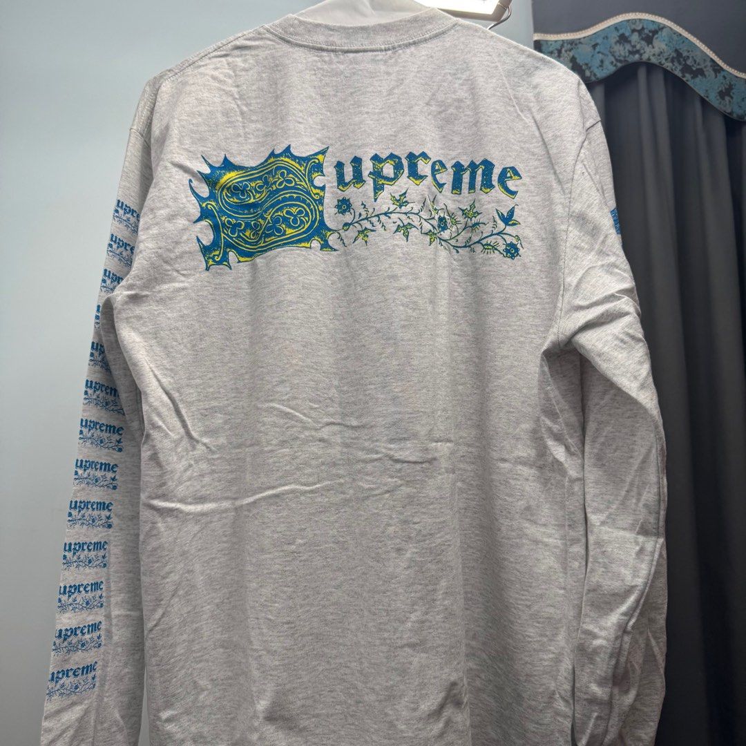 Supreme Saint Sebastian L/S Tee 白XL Saint Sebastian L/S Tee Ash