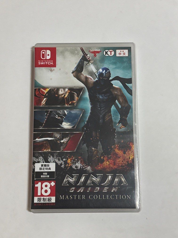 由 ocg861114 (刊登 ID 1383262455，圖片 1) 提交，位於 台南市 (Tainan) 的 Switch 忍者外傳三部曲 忍者龍劍傳 大師合輯 日英中文版 (類別：Nintendo 任天堂)，說明：二手 盒裝完整 現貨 測試皆正常 一代無中文 二三代有中文 價格不含運費 可看過賣場說明再下單～ 台南市可面交1000。