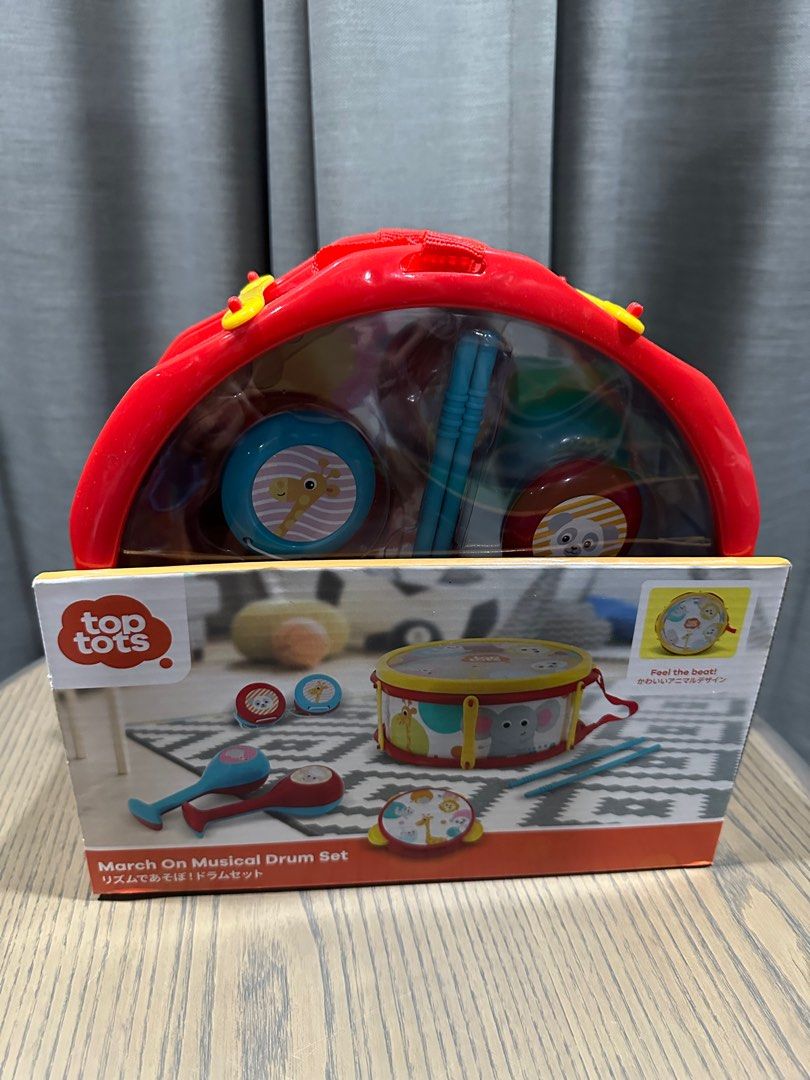 Top Tots March On Musical Drum Set (Category: Infant Playtime) located in Manila. Submitted by kfuabb (Listing ID 1383212709, Image 2). Description: .