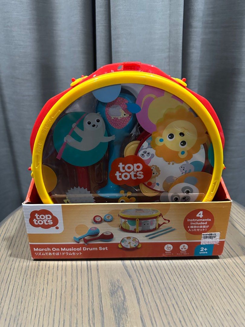 Top Tots March On Musical Drum Set (Category: Infant Playtime) located in Manila. Submitted by kfuabb (Listing ID 1383212709, Image 1). Description: .