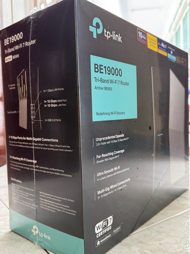 TP-Link BE19000 Tri-Band Wi-Fi 7 Router63204147995649112