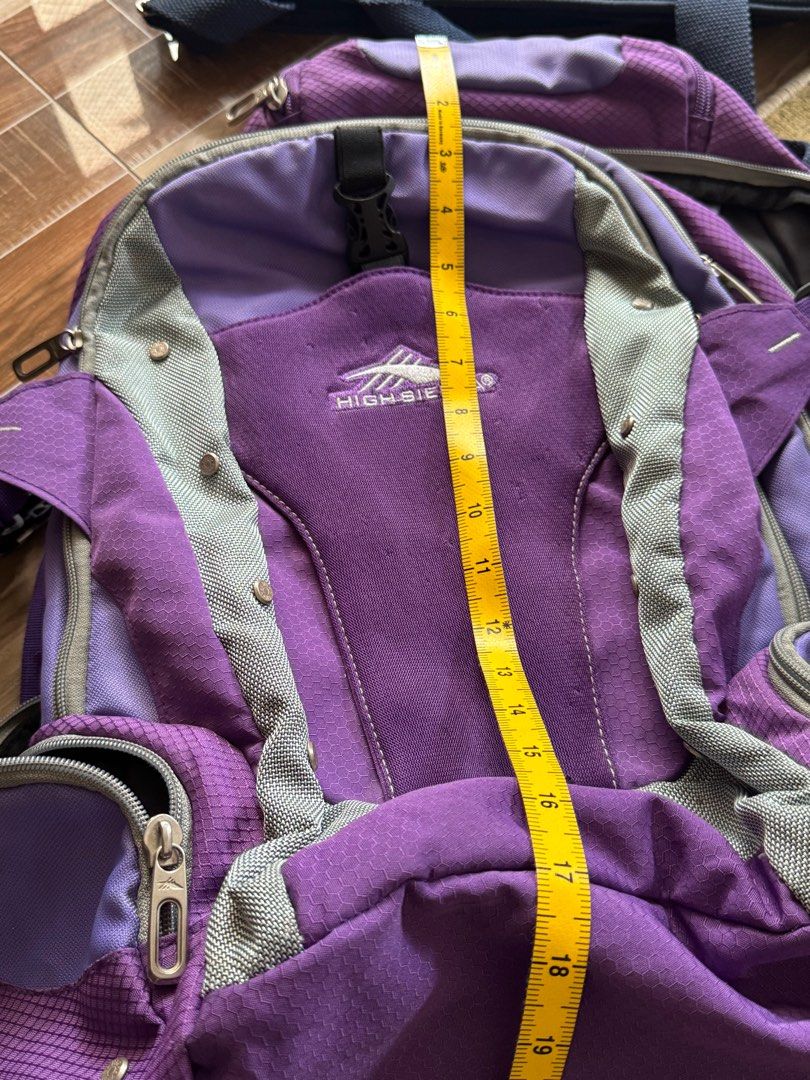 2026 High Sierra purple laptop big backpack (Category: Laptop Bags & Sleeves) located in Silang. Submitted by sari2bilina (Listing ID 1383289932, Image 2). Description: .