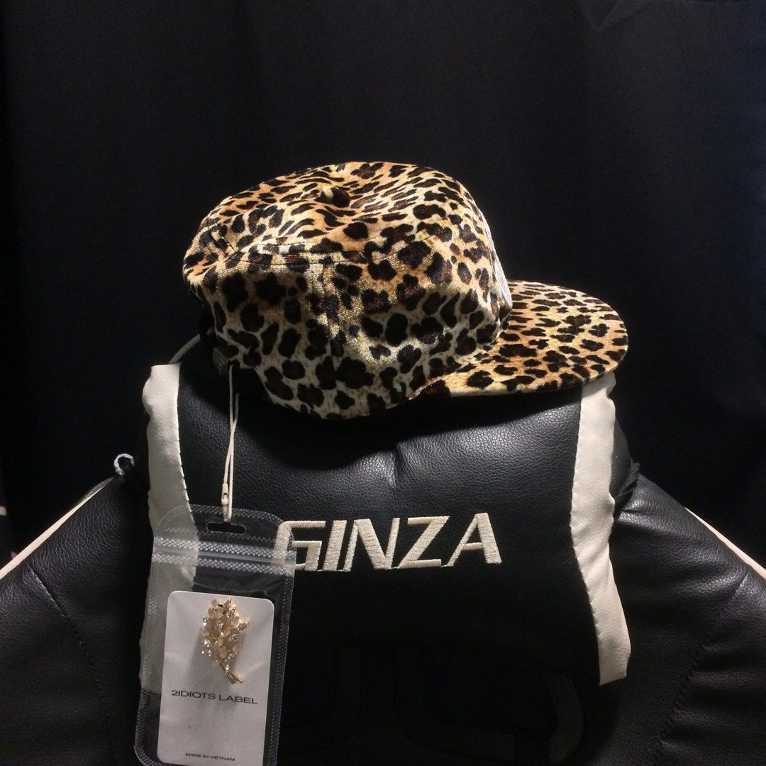 2IDIOTS LABEL PILLBOX CAP LEOPARD【LEO】 2IDIOTS LABEL PILLBOX CAP LEOPARD【LEO】 - YSM23