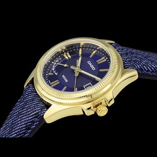Sham Shui Po Storefront New Authentic CASIO Watch 1-Year Warranty Men's/Women's Watch MTP-E115GBL-2A MTPE115GBL-2A MTP-E115GBL-2 MTPE115GBL-2 Blue Blue Jeans64234844158211110