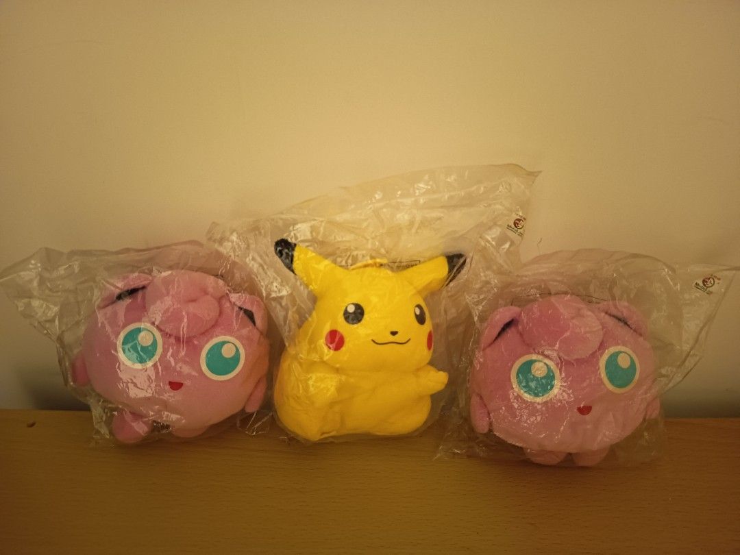 寵物小精靈 Pokemon 地鐵 mtr 比卡超 皮卡丘 Pikachu 波波球 胖丁Jigglypuff doll gift 禮物 ...