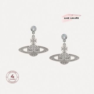 過百好評💯包順豐🚚 Westwood Mini bas relief drop earrings 耳環64213023126659110