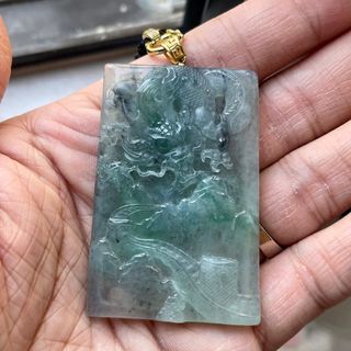 天然緬甸a玉🇭🇰 18K 高冰龍行天下(包香港證書)64205751938305110