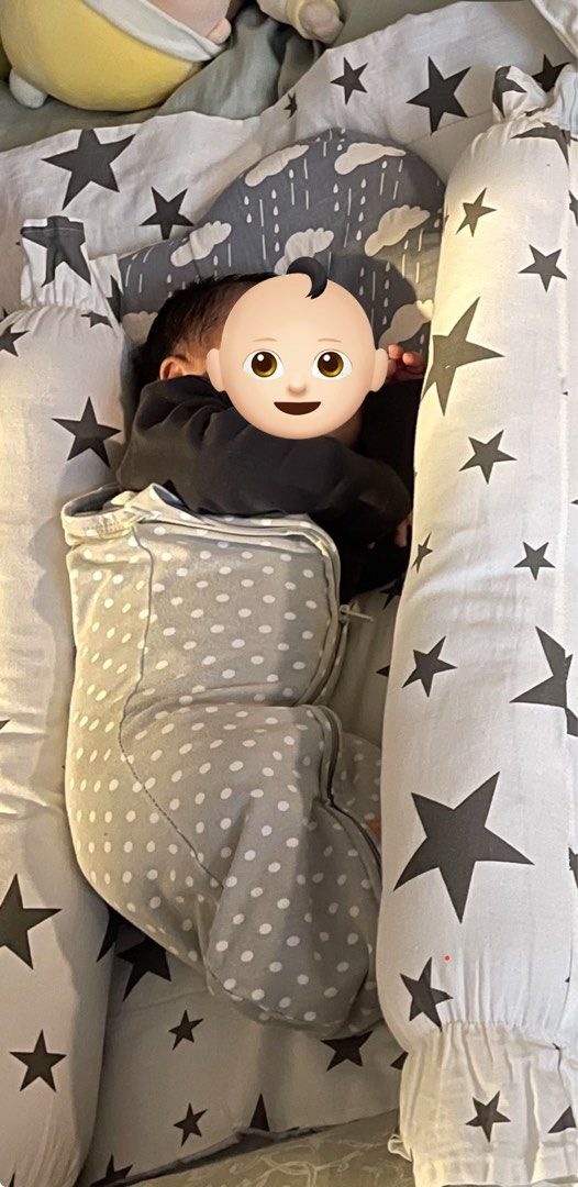 Baby Pillows Set with 3 Beddings Replacement (Category: Cots & Cribs) located in Manila. Submitted by queensellsstuff (Listing ID 1383443925, Image 3). Description: Inclusions: - 2 bolster pillows - 1 square pillow - 3 sets of bedding replacement (stars, clouds, cross designs) >crib bed sheet >padded flat sheet >bolster sheets >square pillow sheets Made to order at ₱7000 Fits smaller cots and curvy baby co-sleeper beds. Used for Chicco Zip n Go c