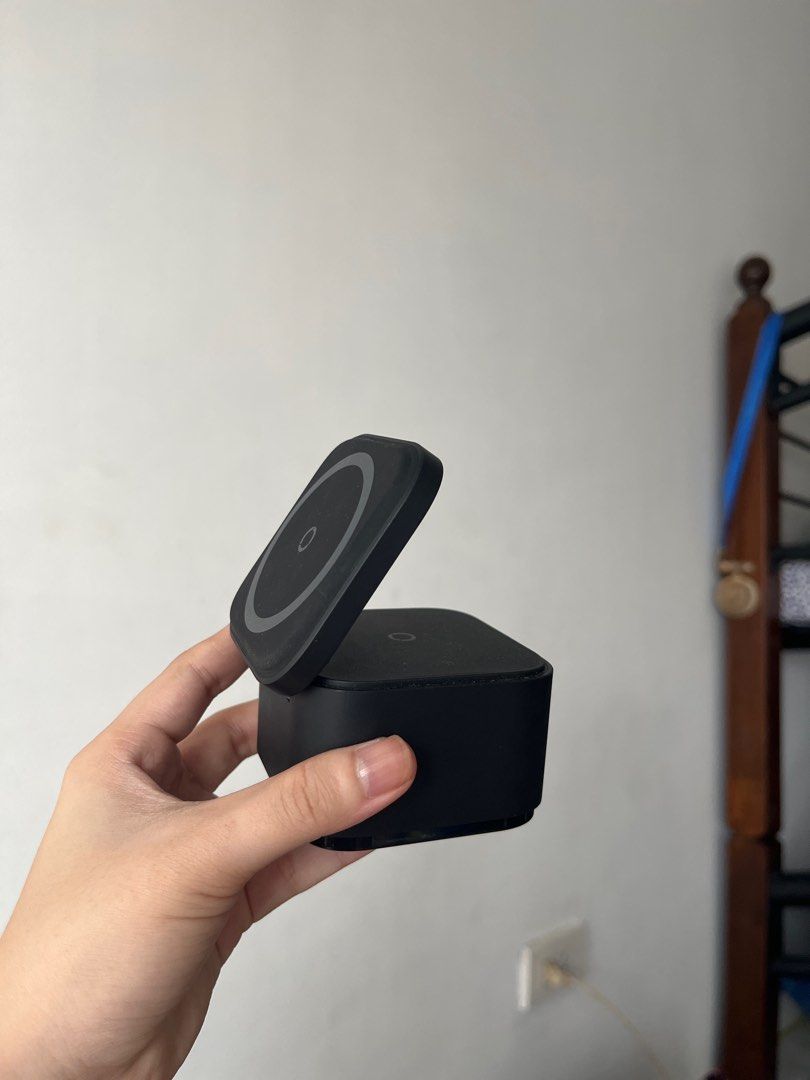 Baseus MagPro 2 Wireless Charger (Category: Chargers & Cables) located in Manila. Submitted by r4zzmatazz (Listing ID 1383342826, Image 1). Description: all details in pictures above. compatible with magsafe and wireless charging phones and airpods. .