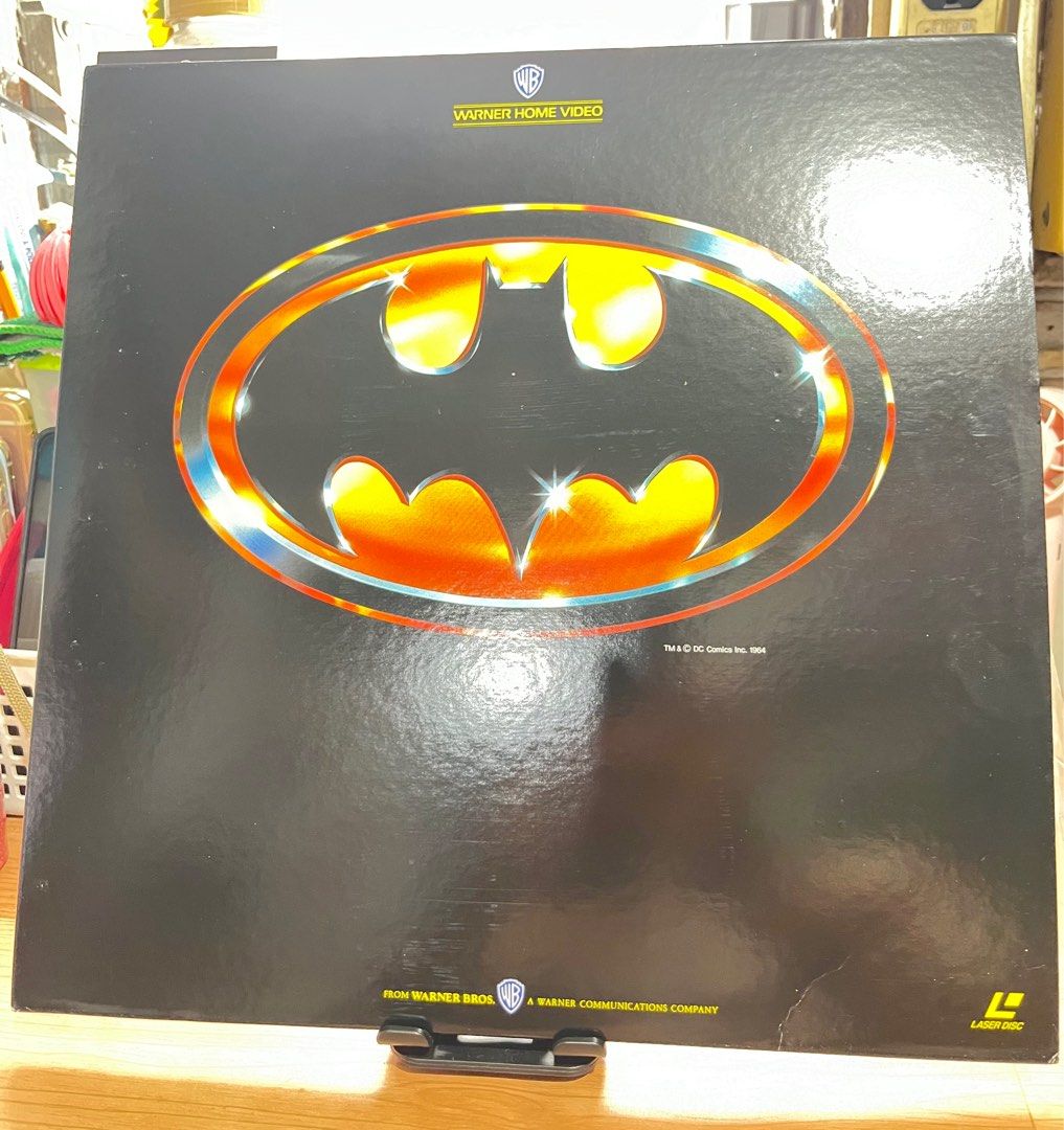 Batman laser disc (Category: CDs & DVDs) located in Manila. Submitted by semolinapilchard21 (Listing ID 1383282130, Image 1). Description: Batman laserdisc well used.
