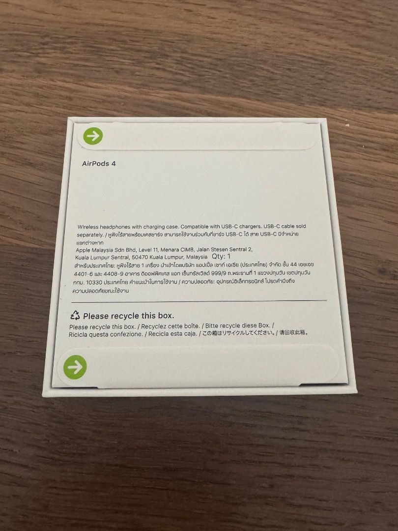 BNIB Apple Airpods gen 4 no anc63234566091266111