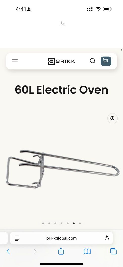 Brikk 60L convection oven (Category: Ovens & Toasters) located in Caloocan City. Submitted by jengisider85915 (Listing ID 1383362396, Image 3). Description: Electric oven with rotisserie & convection function lamp Double glass door First knob: Rotisserie & Convection Second knob: 100-230°C adjustable temperature Third knob: 4 stages switch heating selector – Off – Upper heating – Lower heating – Upper & Lower heating Fourth knob: 120 min timer Ca