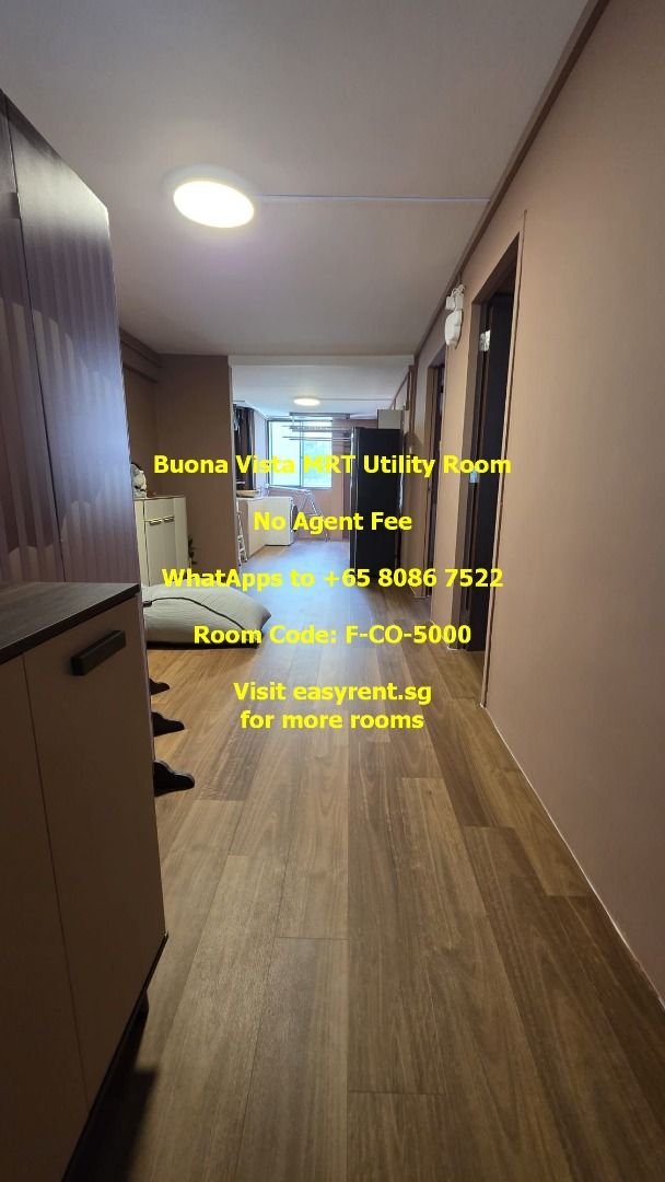 Buona Vista MRT Utility Room, Property, Rentals, Room Rentals on