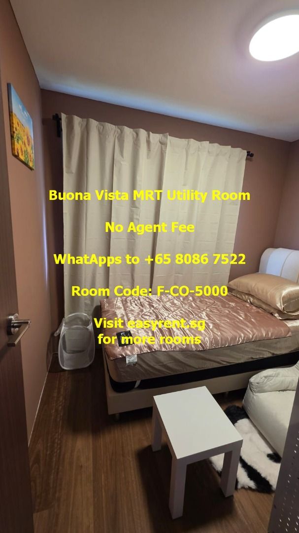 Buona Vista MRT Utility Room, Property, Rentals, Room Rentals on