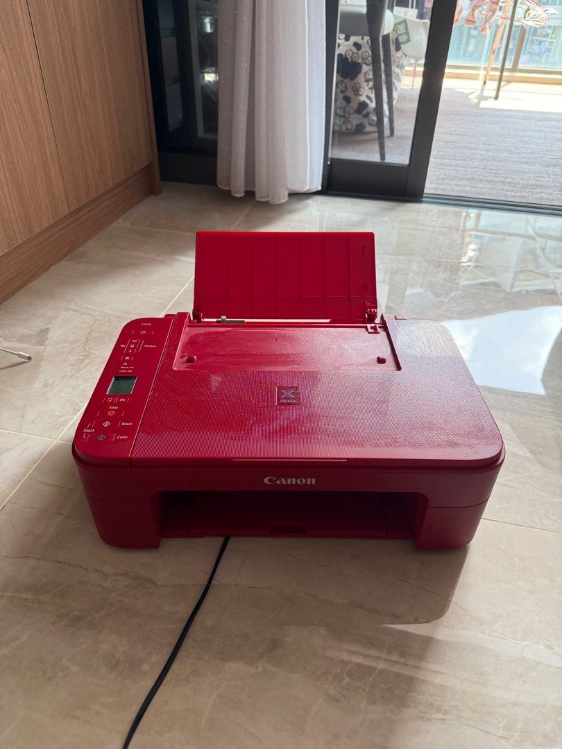 Canon Printer (E3370) (Category: Printers, Scanners & Copiers) located in Singapore. Submitted by bareskinscretlab (Listing ID 1383302349, Image 1). Description: Self pick up - canon print Model E3370 Rarely used.