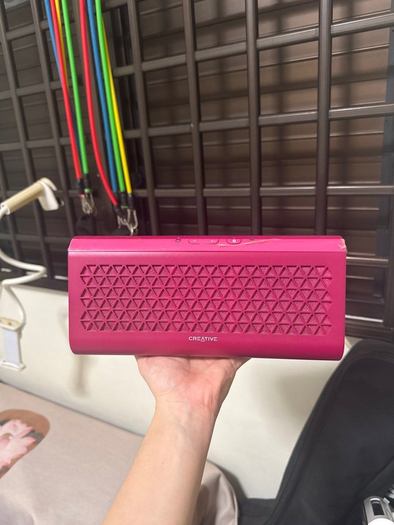 Creative Airwave Portable Bluetooth Speaker - Pink63206818433667110