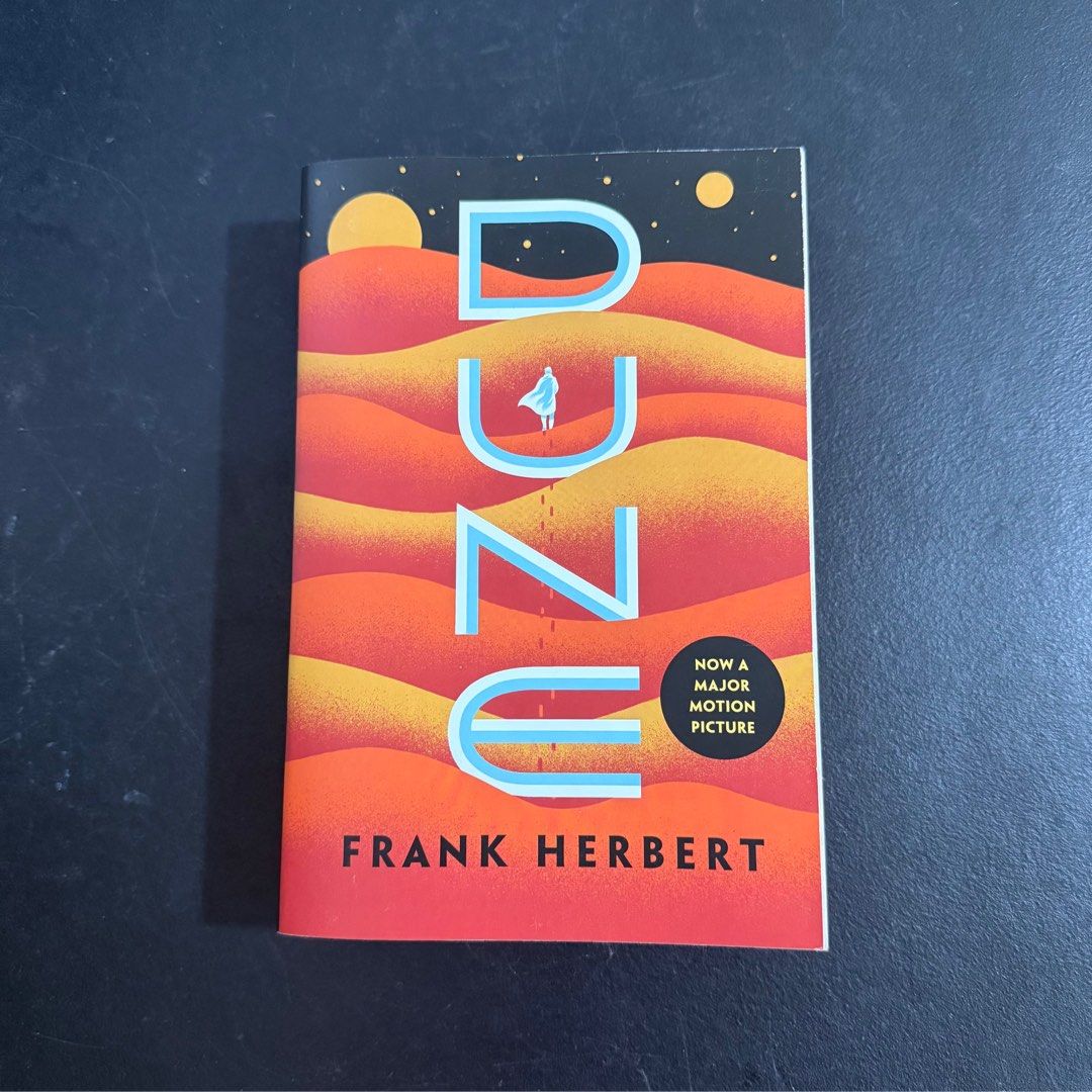 [BRAND NEW] Dune by Frank Herbert (Paperback) (Category: Storybooks) located in Manila. Submitted by peggysmomxx (Listing ID 1383356672, Image 1). Description: Title: Dune Author: Frank Herbert Condition: Brand new! Promise! Just wasn’t in a plastic cover when I got it from Fully Booked. Although it got a small stain from storage. :( (Please see photos) Didn’t get to read it so letting it go to save it from its miseryyy lol. Originally Php 999 fr