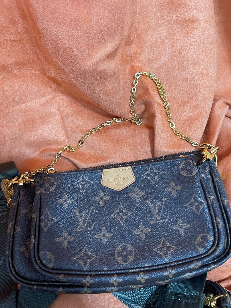 For Sale: Louis Vuitton (Category: Luxury Bags & Wallets) located in Manila. Submitted by krystinjoylupo (Listing ID 1383306261, Image 2). Description: Authenticity not guarantee!! Selling my LV multi pochette bag in a very good condition only used a few times. Can slay in every outfit due to it’s very good quality..