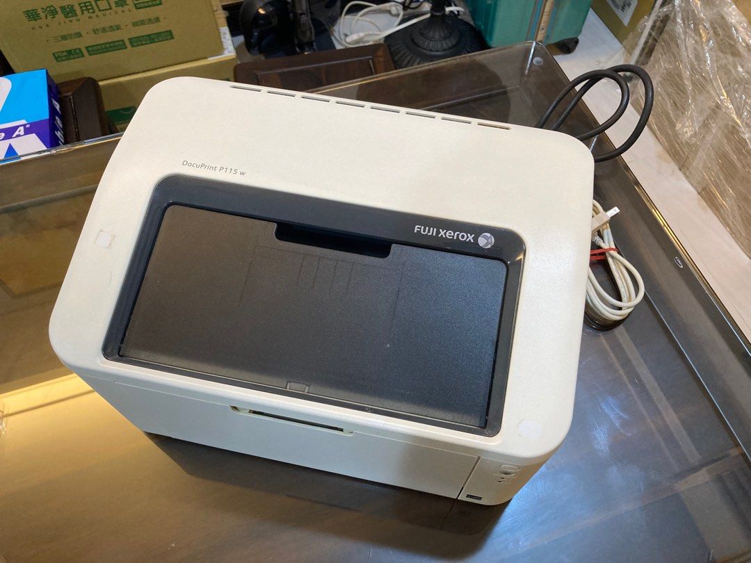 由 oneinl (刊登 ID 1383414524，圖片 2) 提交，位於 台北市 (Taipei) 的 Fuji Xerox P115w 二手印表機 (類別：印表機及影印機)，說明：二手印表機，可小議價 無線和有線列印皆正常 買就送影印紙 #富士 #全錄 #二手印表機 #可議價。