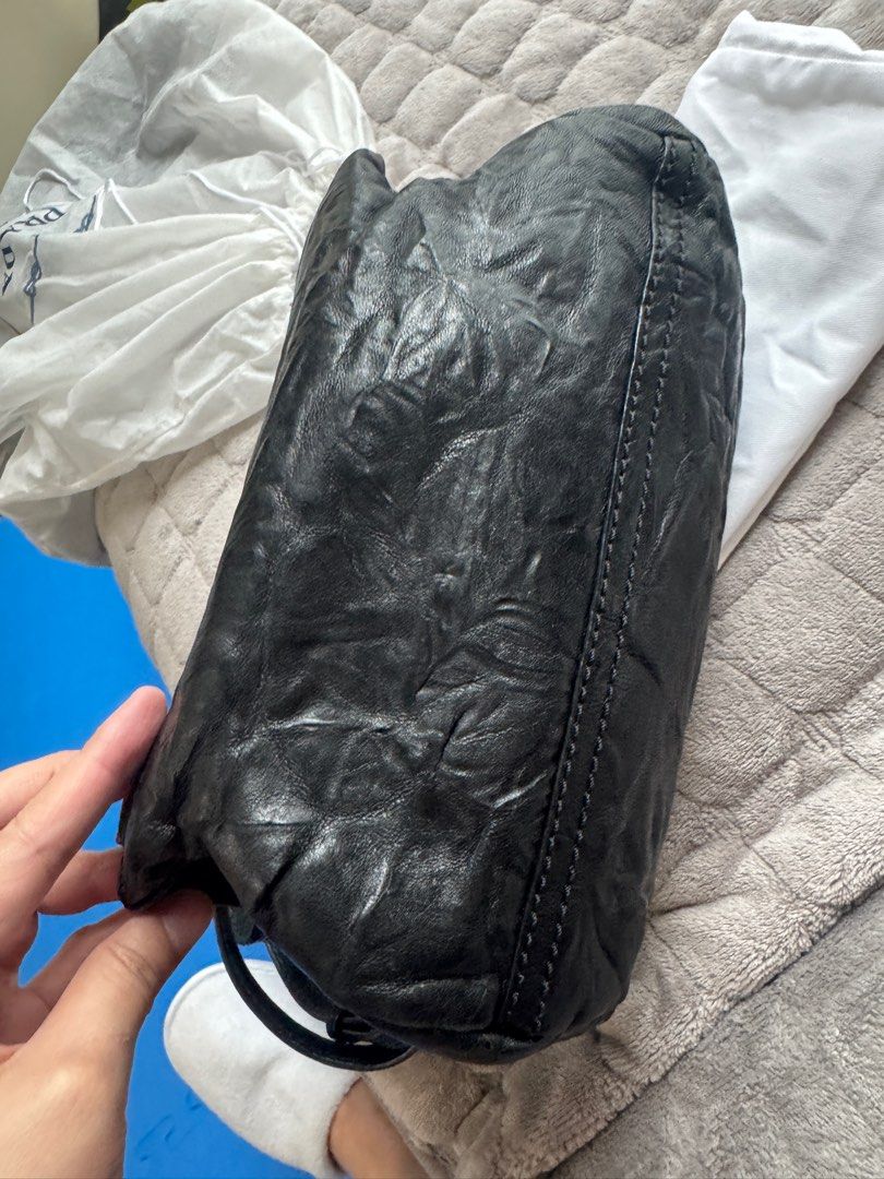 Givenchy Pandora Mini Distressed Leather Shoulder Bag (Category: Luxury Bags & Wallets) located in Manila. Submitted by joyceduena57693 (Listing ID 1383273441, Image 3). Description: 💯Authentic Bought from Givenchy Solaire branch.