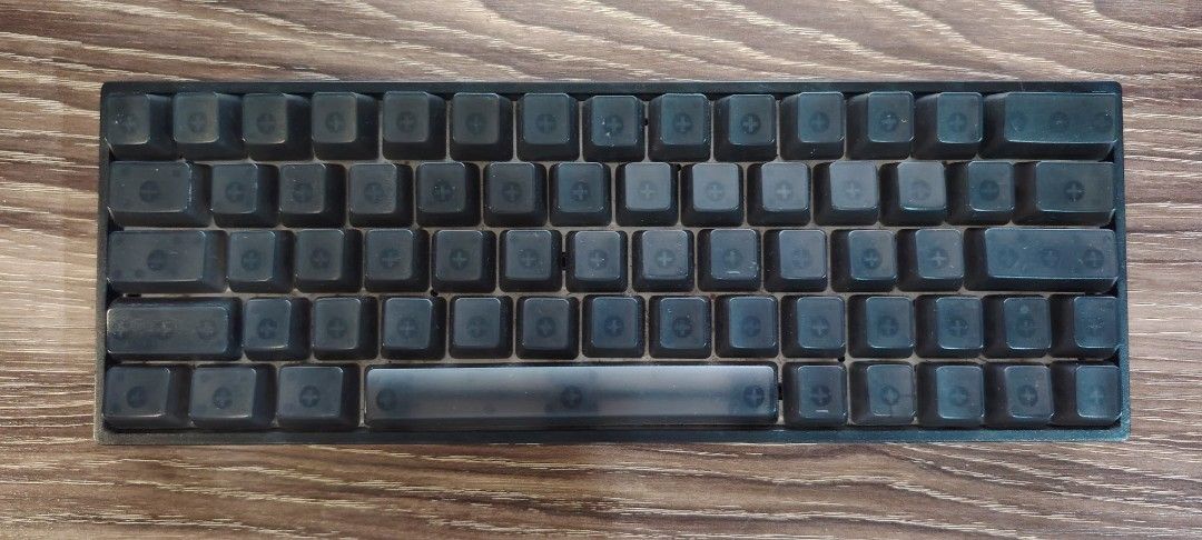 GK64 with black transparent keycaps (Category: Computer Keyboard) located in Rizal. Submitted by auginiste (Listing ID 1383303645, Image 1). Description: black transparent keycaps no box/cable.