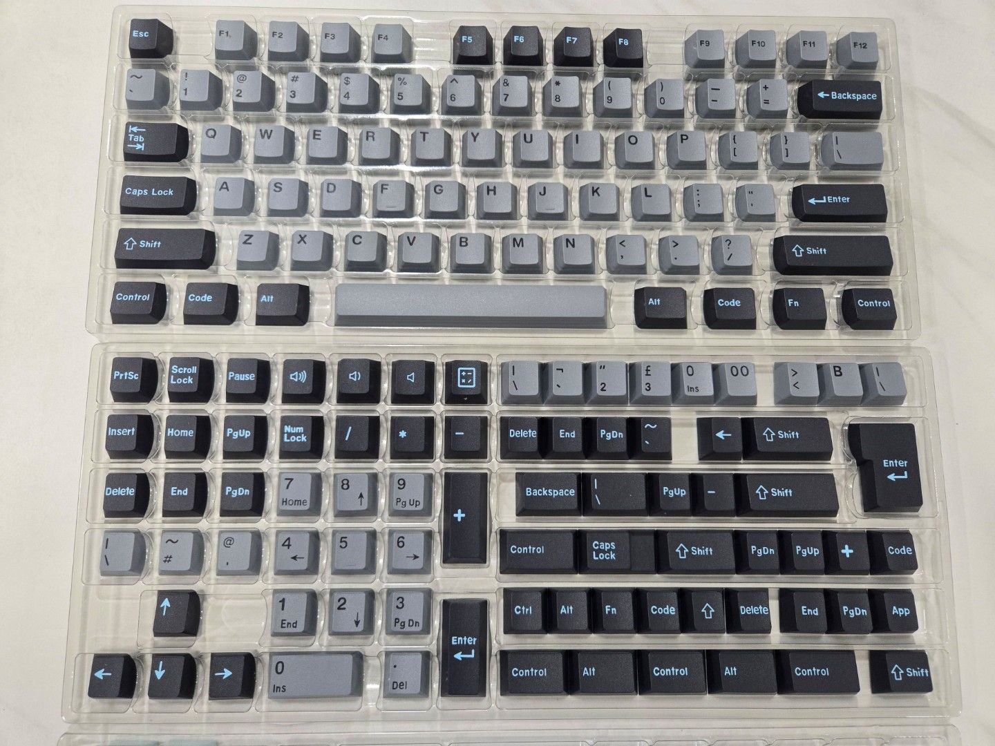 GMK 80082 inspired mechanical keyboard keycaps, Cherry profile, Double Shot PBT63205798635011111