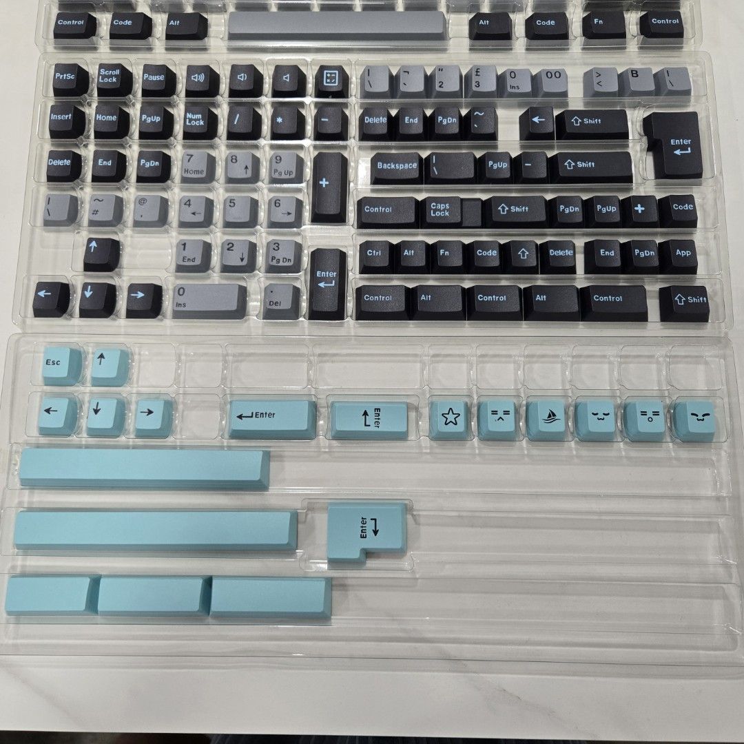 GMK 80082 inspired mechanical keyboard keycaps, Cherry profile, Double Shot PBT63205798635011112