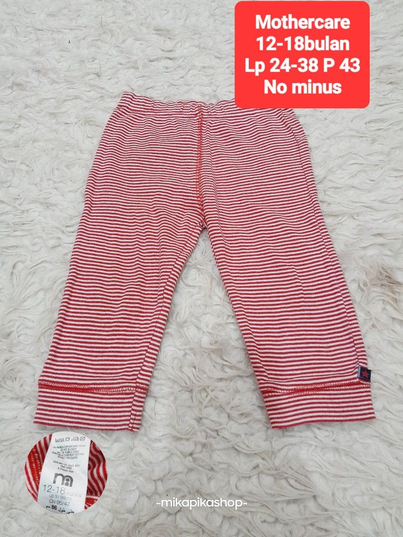❗️HARGA PASS,TIDAK NEGO❗️12M Mothercare Pants strips (Kategori: Baju Bayi) berada di Bekasi. Dikirim oleh mikapikashop (ID iklan 1383444192, Gambar 1). Deskripsi: .