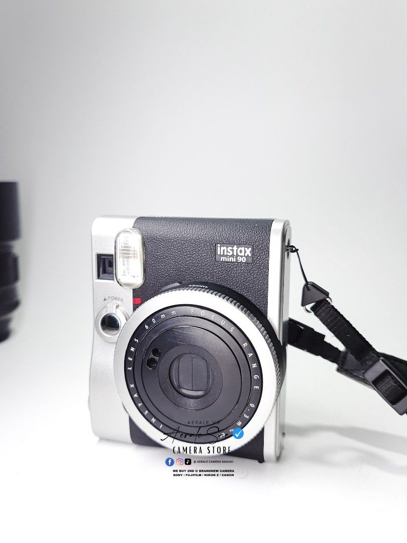 Instax Mini 90 Neo Classic (Category: Cameras) located in Baguio. Submitted by aeralecamerastore (Listing ID 1383290583, Image 2). Description: INSTAX MINI 90 Neo Classic P 9,500 No issues Cosmetics 9.8/10 Condition: 10/10 Actual Photos Posted 📸 📍 Open For Cash on delivery anywhere in the Philippines 🇵🇭 Inclusions : 📦 What's Included? Instax Mini 90 Neo Classic Strap Battery Charger Leather Case We are accepting Cash on Delivery Nationwide �