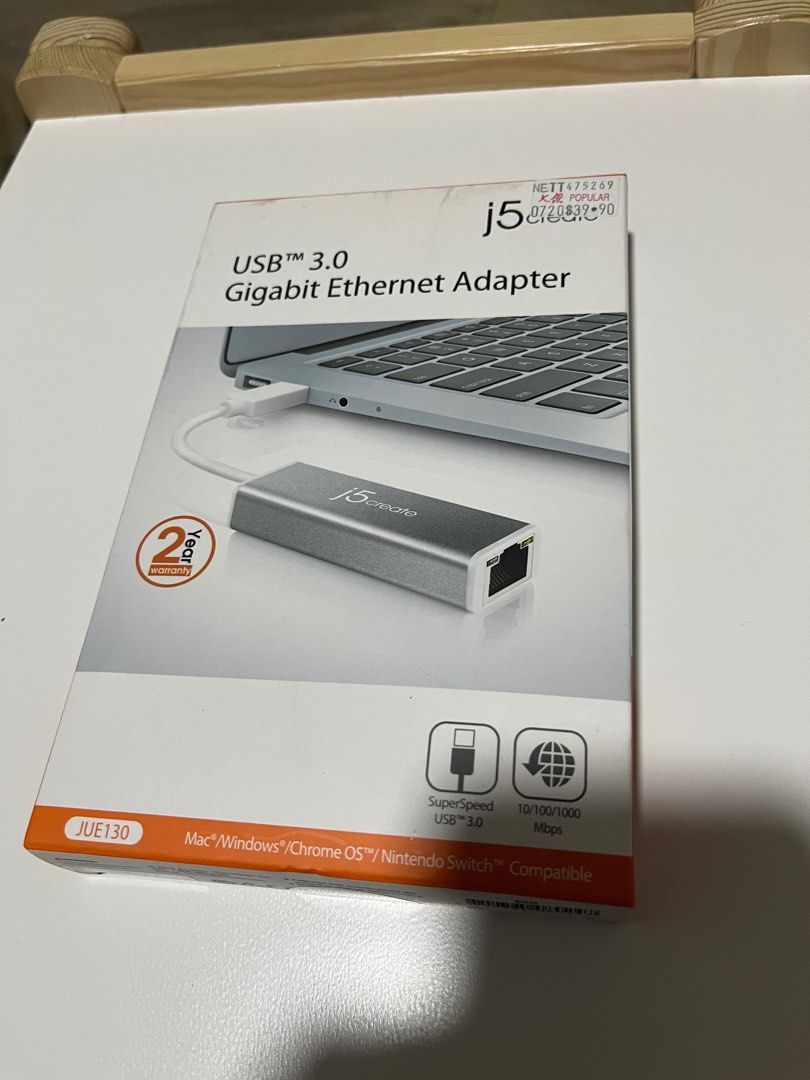 j5create USB 3.0 Gigabit Ethernet Adapter